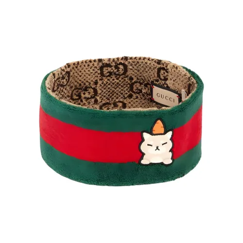 GUCCI Hair Bands Women's Camel/Green