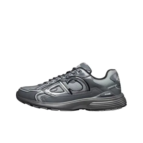 DIOR B30 Low Top Casual Shoes Men's Gray