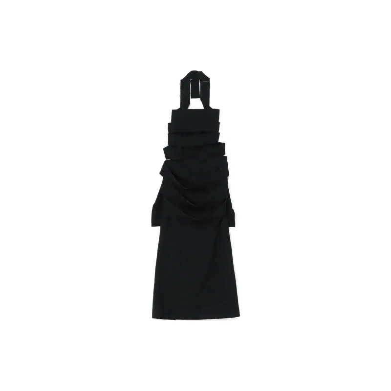 Yohji Yamamoto Sleeveless Dress Women's Black-1
