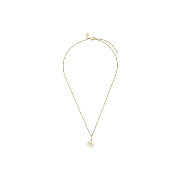 COACH Logo Plaque Pendant Necklace-1