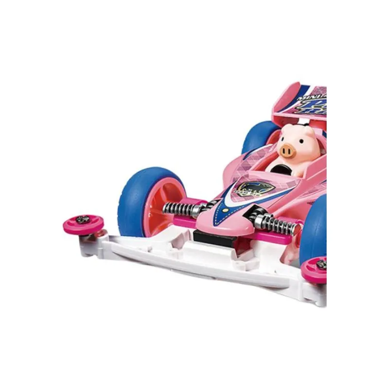 Tamiya S2 Chassis, Pink Piglet Racing Assembled Models-1