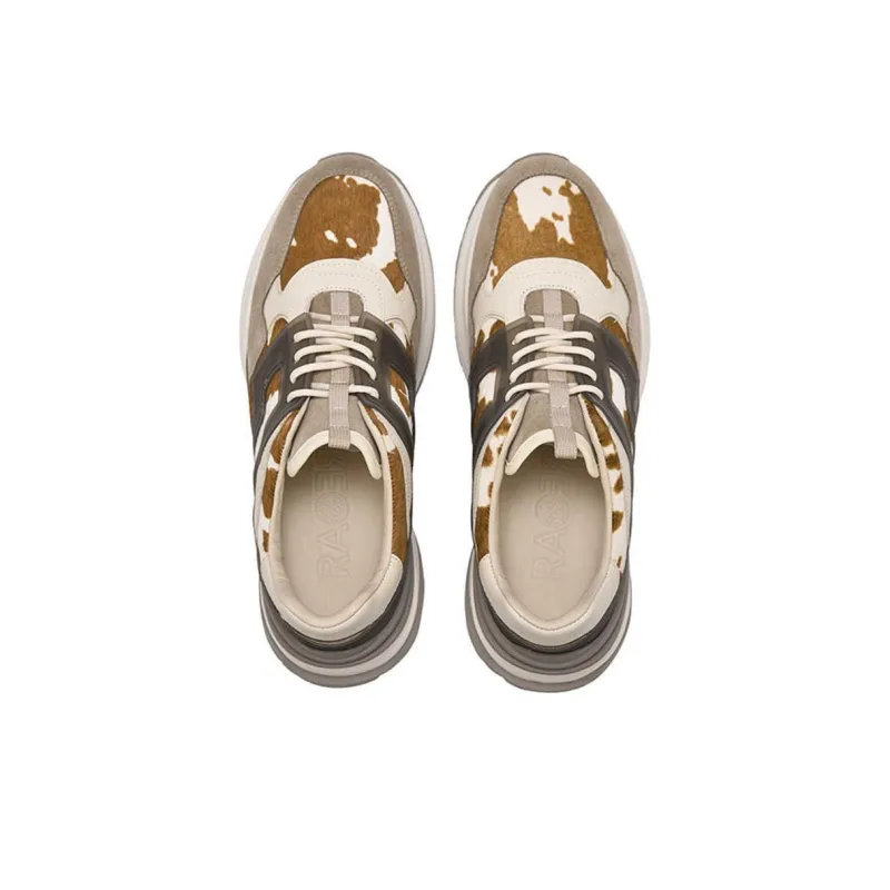 RARE Low Top Casual Shoes Men's Beige-3