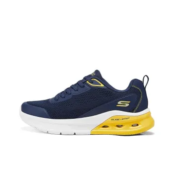 Skechers Bob's Anti Slip Wear Resistant Low Top Running Shoes Men's Blue