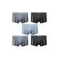 5 Pack (Dark Gray+Black+Gray Blue+Dark Gray+Black)