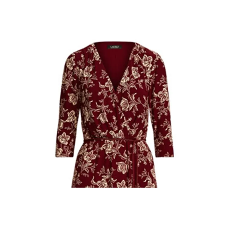 Polo Ralph Lauren Short-Sleeved Dresses Women's Red-3