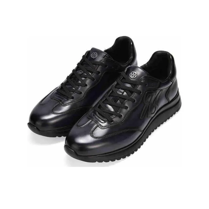 RARE Slip Resistant Low Top Casual Shoes Men's Black-1