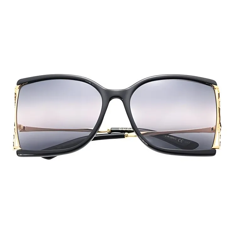GUCCI Sunglasses Women's Black Gold-1