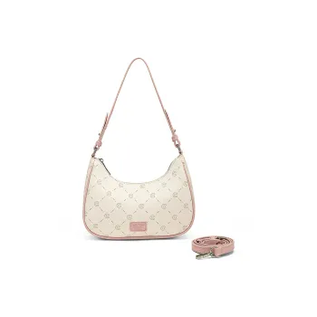 CORALDAISY Synthetic Leather Handbag Shoulder Bag Regular Women's Heartbeat Pink