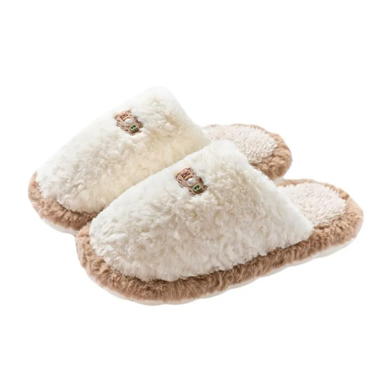 Yu Pu Cotton Slippers For Fall And Winter Indoor Home Use, Slip Resistant, Soft Sole, Warm Plush, Couple Cotton Slipper-2