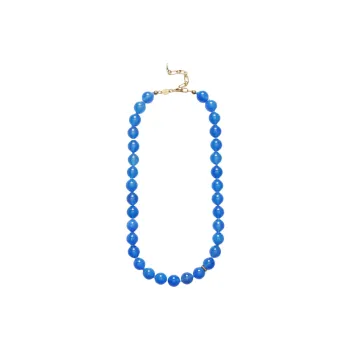 ANNI LU Brass Necklaces Women's Blue