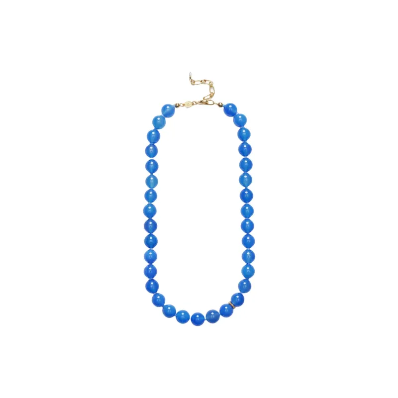 ANNI LU Brass Necklaces Women's Blue-0