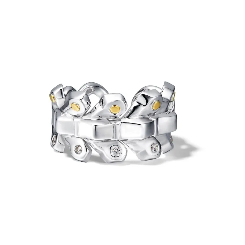 ICEWALD 925 Sterling Silver Rings Women's Silver-1