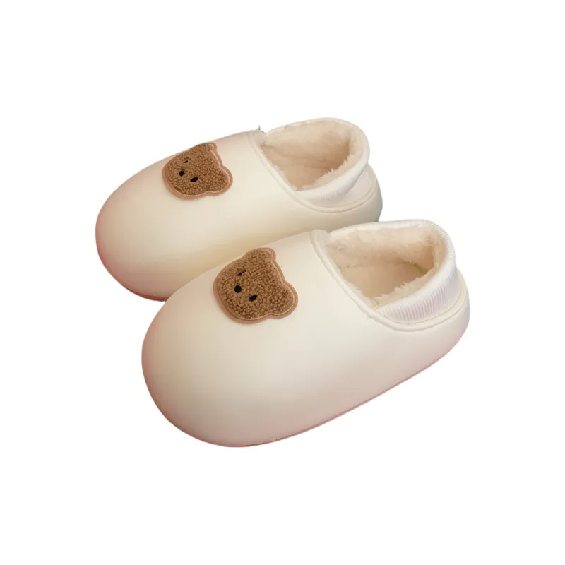 Thin Strips Cotton Slippers Unisex, Yellow-5