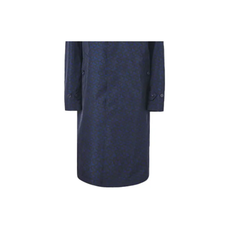 Burberry Coats Men's Deep Royal Blue-5