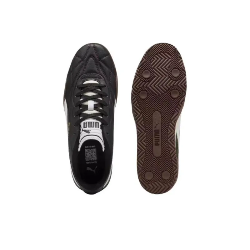 PUMA Tifosi Abrasion Resistant Low Top Skateboard Shoes Unisex Black White-3