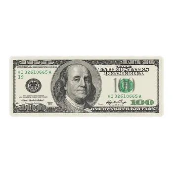 Vibrate Creative Dollar Bill Money Mouse Pad Desk Mat Brain Esports Keyboard Mat Prank