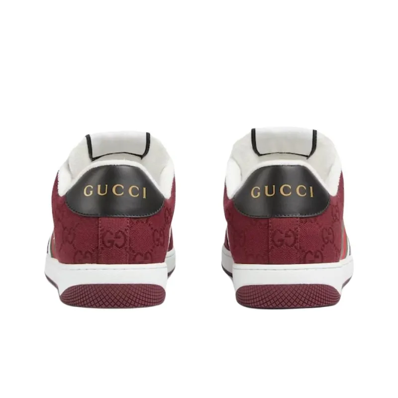 GUCCI Screener Sneaker 'Rosso Ancora'-4
