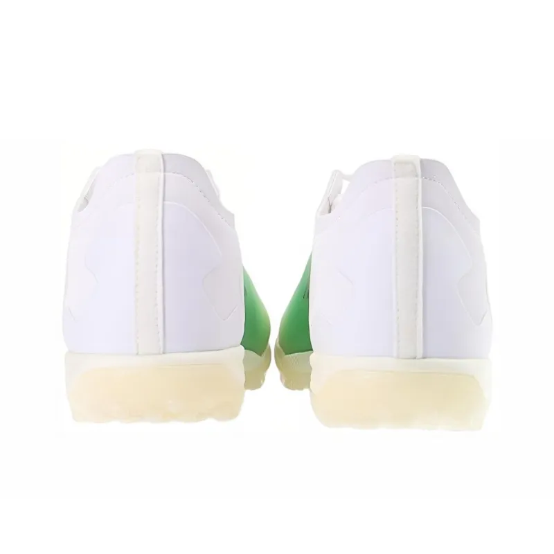 LiNing TF Rubber Broken Studs Indoor Cushioning, Slip Resistant, And Abrasion Resistant Soccer Shoes Men's White Green-3