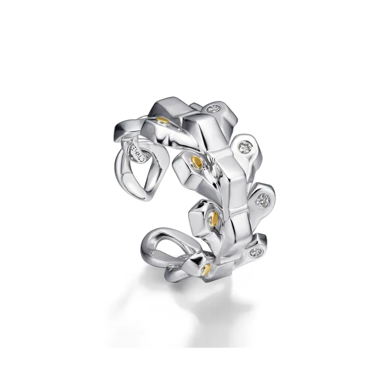ICEWALD 925 Sterling Silver Rings Women's Silver-0