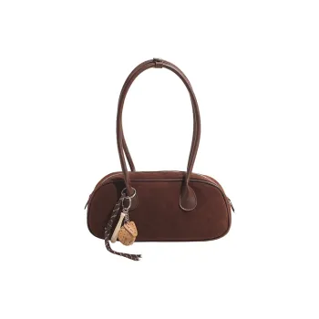 Yalu Suede Handbag Regular Women's Coffee/Brown/Red Black/Gray
