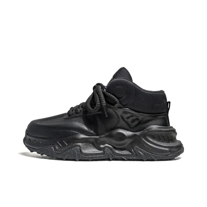 JKEM Cushioned Slip-Resistant Abrasion-Resistant High-Top Casual Shoes Men's-5