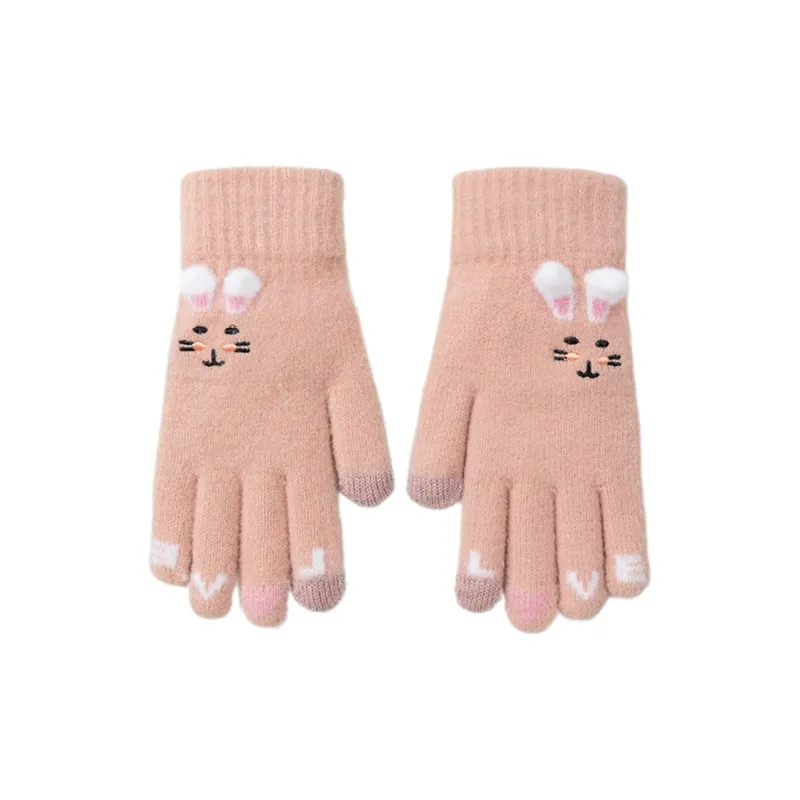 JKEM Acrylic Knit Gloves Unisex-1