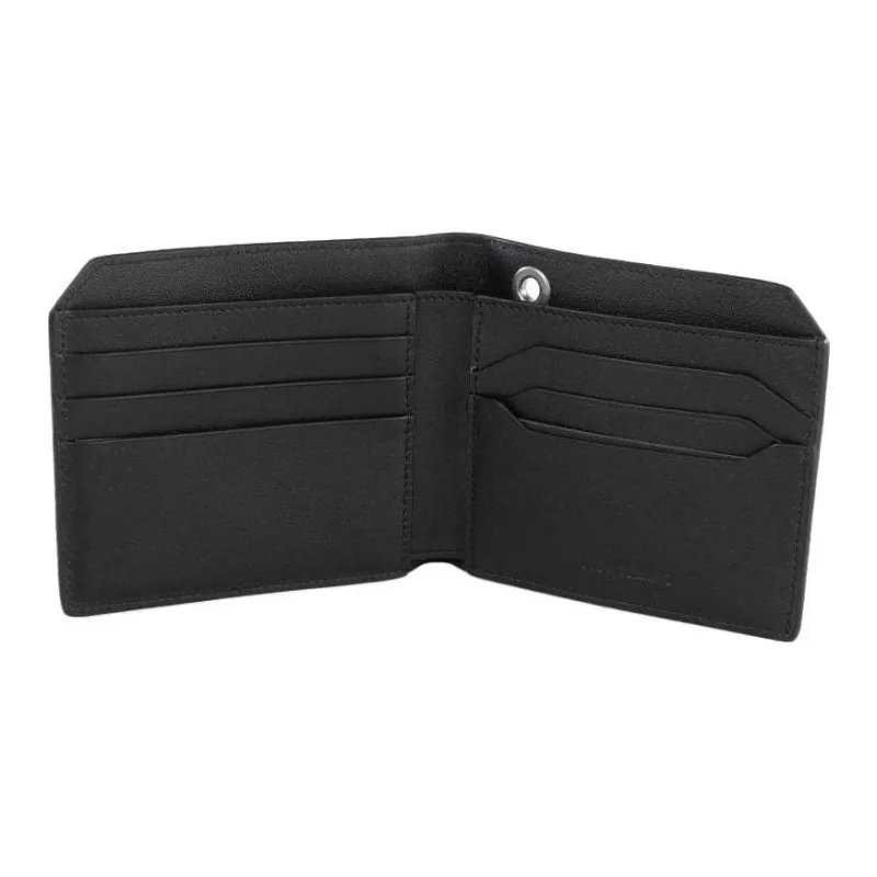 MONTBLANC Leather Wallet Men's Black-4