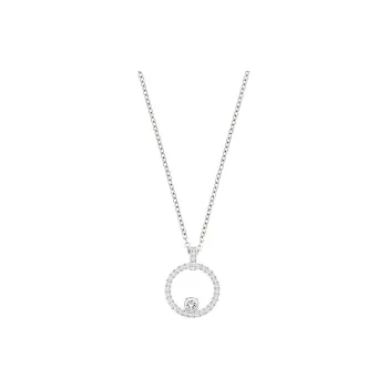 Swarovski Rhodium Plated Necklaces Women's Silver