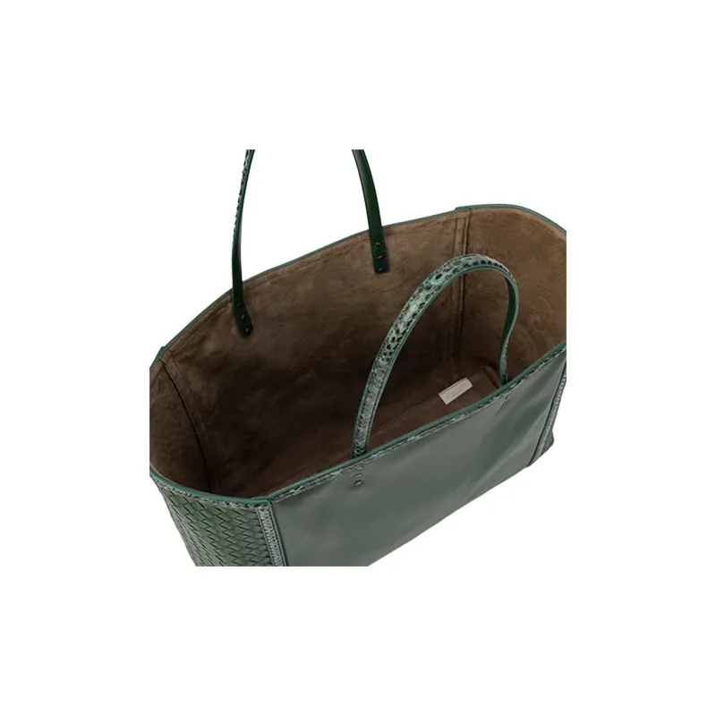 Bottega Veneta Leather Handbag Women's Green-5