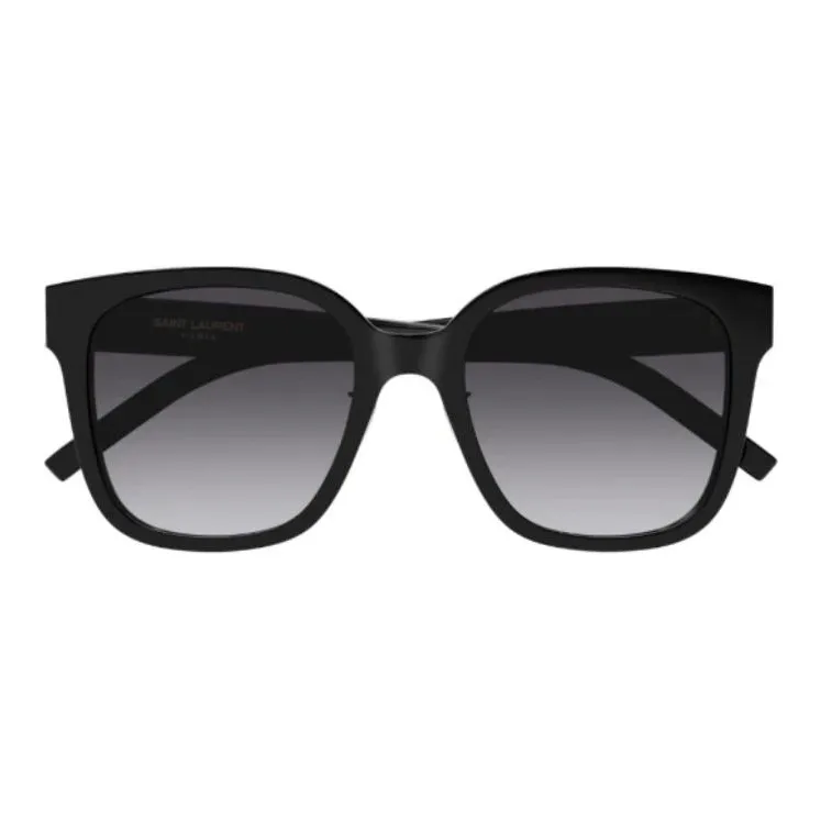 SAINT LAURENT Glue Square Sunglasses Women's Black-1