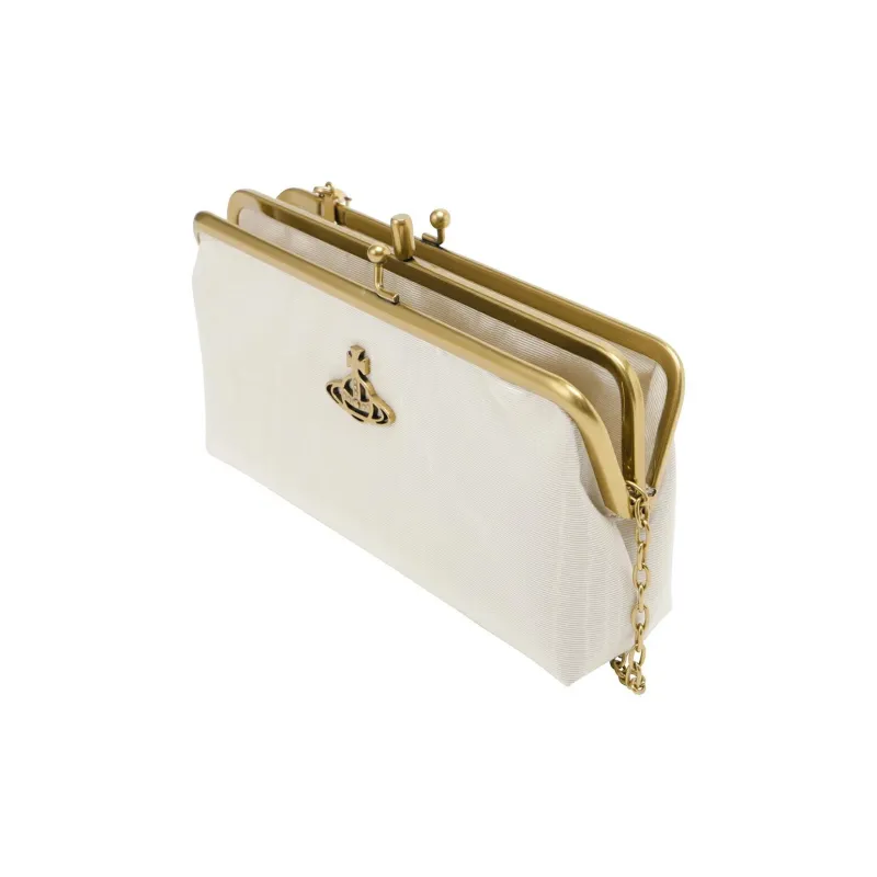 Vivienne Westwood Fabric Shoulder Bag Women's White-1