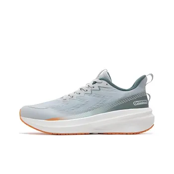 361° Cushioning Low Top Running Shoes Men's Gray Green
