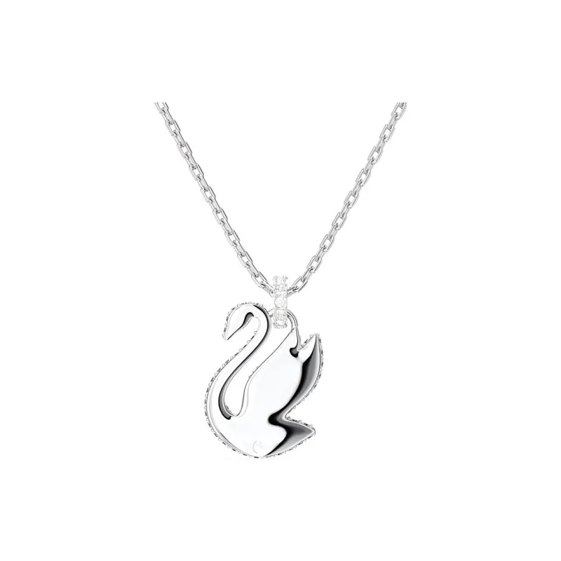 Swarovski Rhodium Plated Necklaces Women's Blue-1