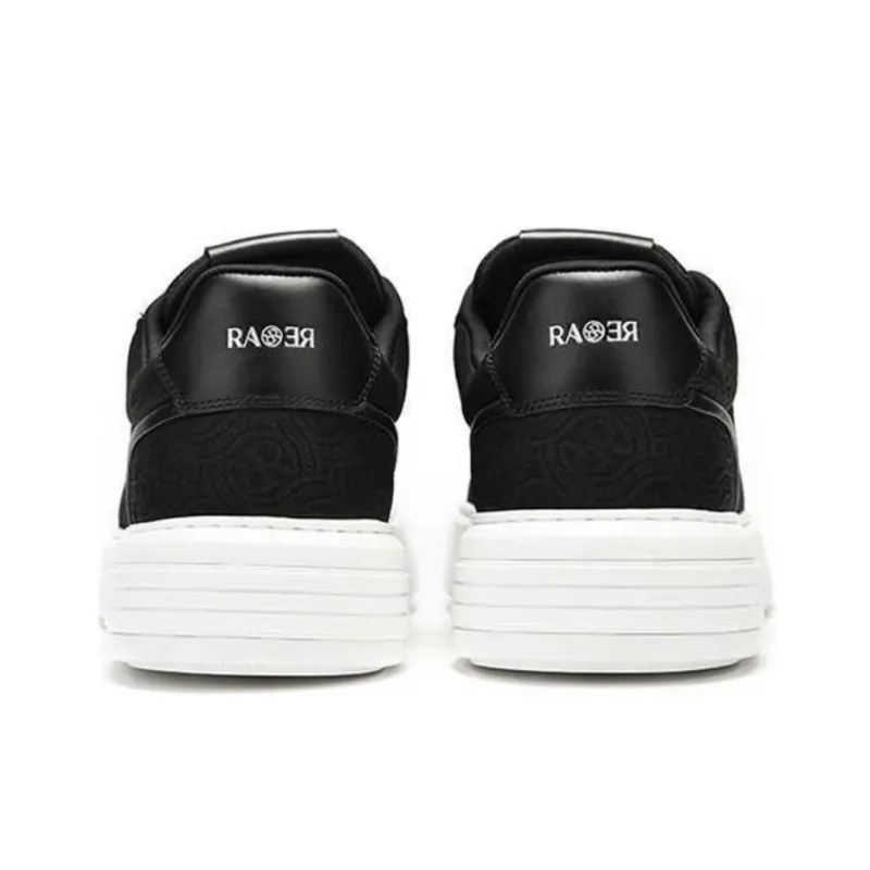 RARE Low Top Skateboard Shoes Men's Black-2