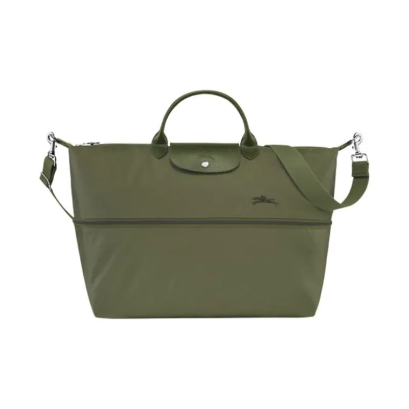 LONGCHAMP Le Pliage Green Canvas Bag Travel Bag Men's-3