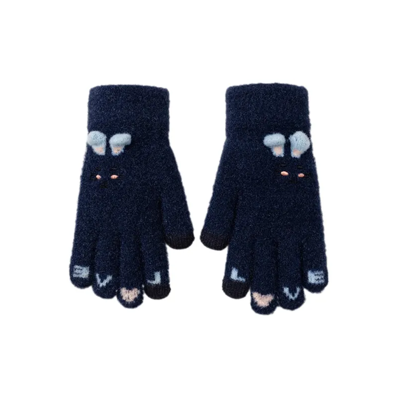 JKEM Acrylic Knit Gloves Unisex-0