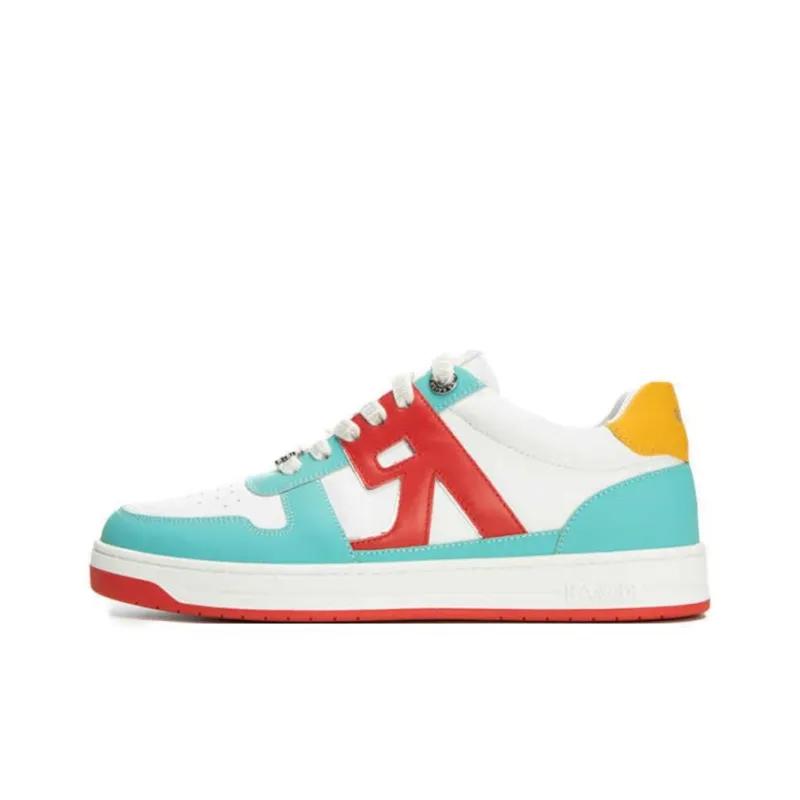 RARE Low Top Skateboard Shoes Men's Multicolor-0