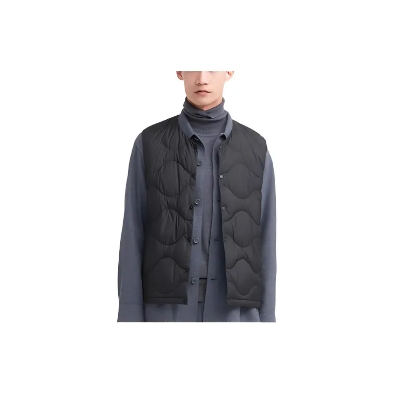 UNIQLO Vests Men Black-3
