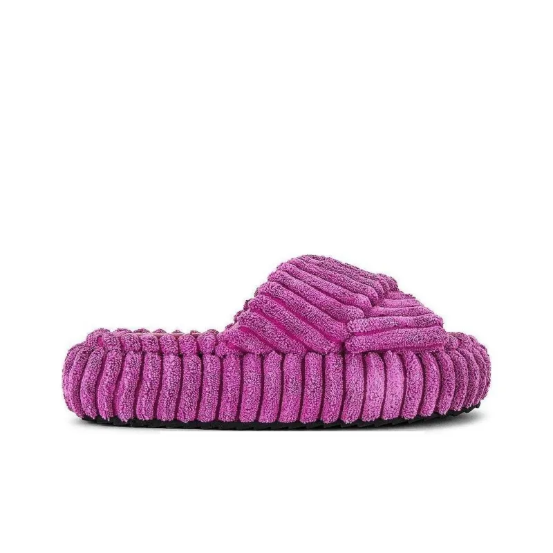 FREE PEOPLE Slide Slippers Women's Rose Red-1