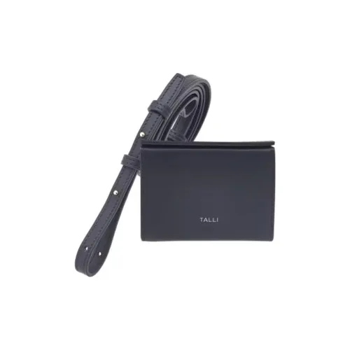 TALLI Cow Leather Crossbody Bag Shoulder Bag Extra Mini Women's Black