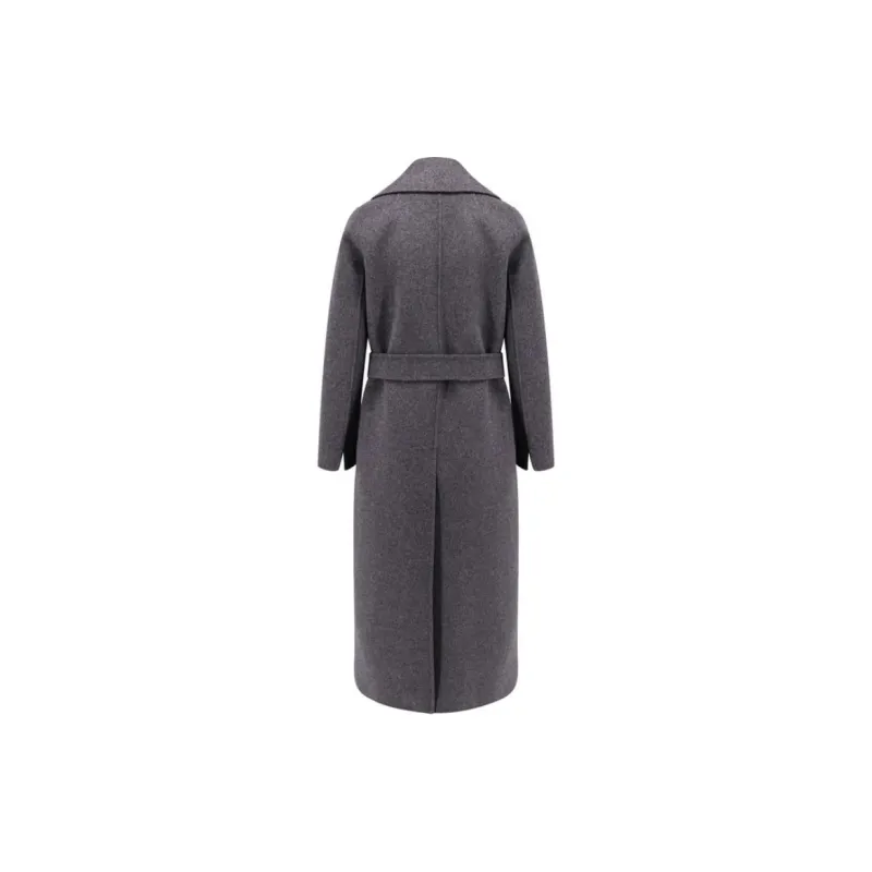 'S MAX MARA Poldo Straight Hem Belted Coat-1