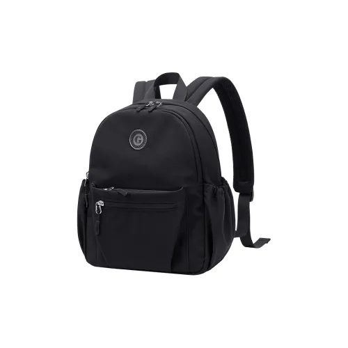 GOLF Fabric Backpack Regular Women's Black/apricot/powder