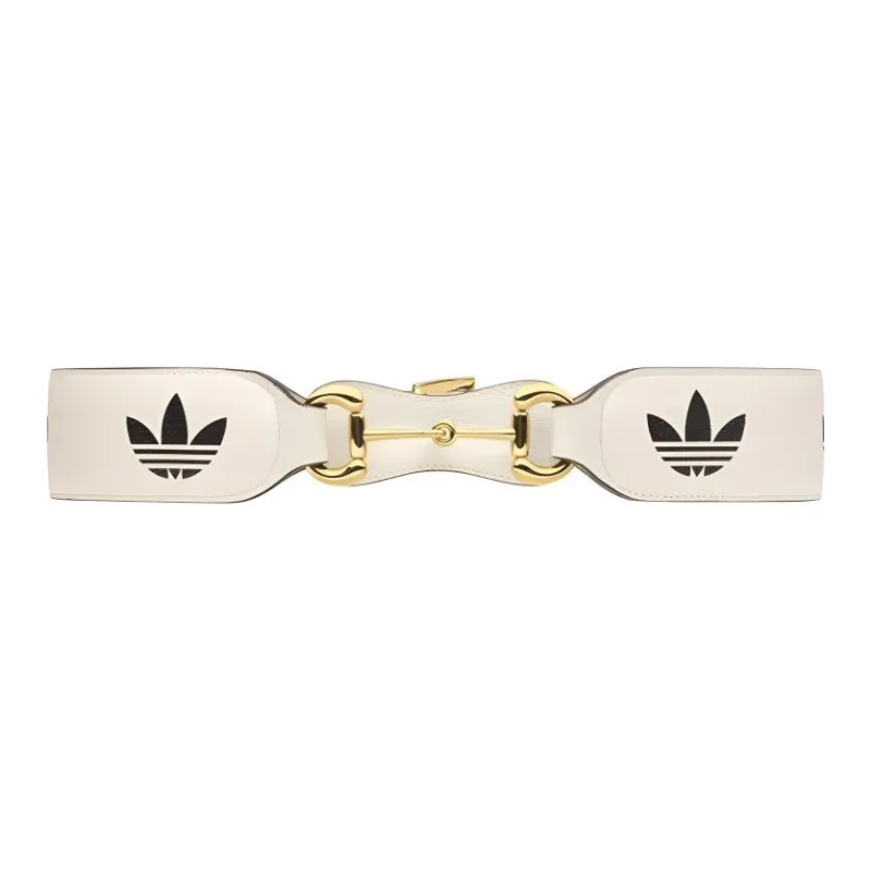 GUCCI X Adidas Leather Horsebit Belt-1