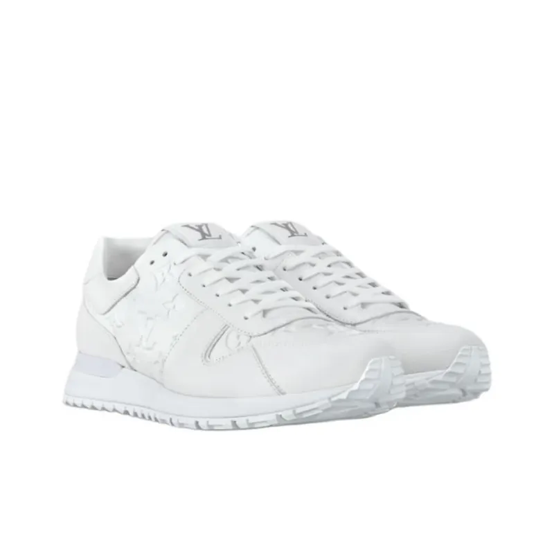 LOUIS VUITTON Run Away Low Top Casual Shoes Men's White-2