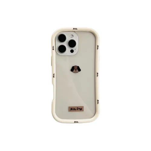 Wei Xin Acrylic Material 2 in 1 Transparent Puppy Phone Cases Compatible With IPhone 16/15 Pro Max/Apple 13/14 Pro/Max
