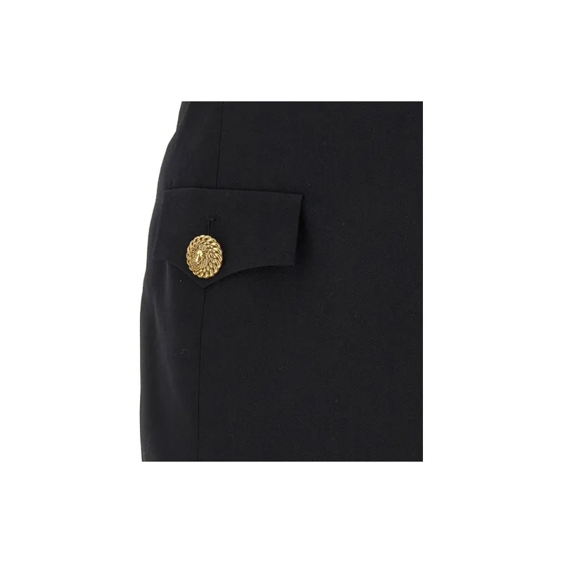 BALMAIN Zip Up Mini Skirt-5