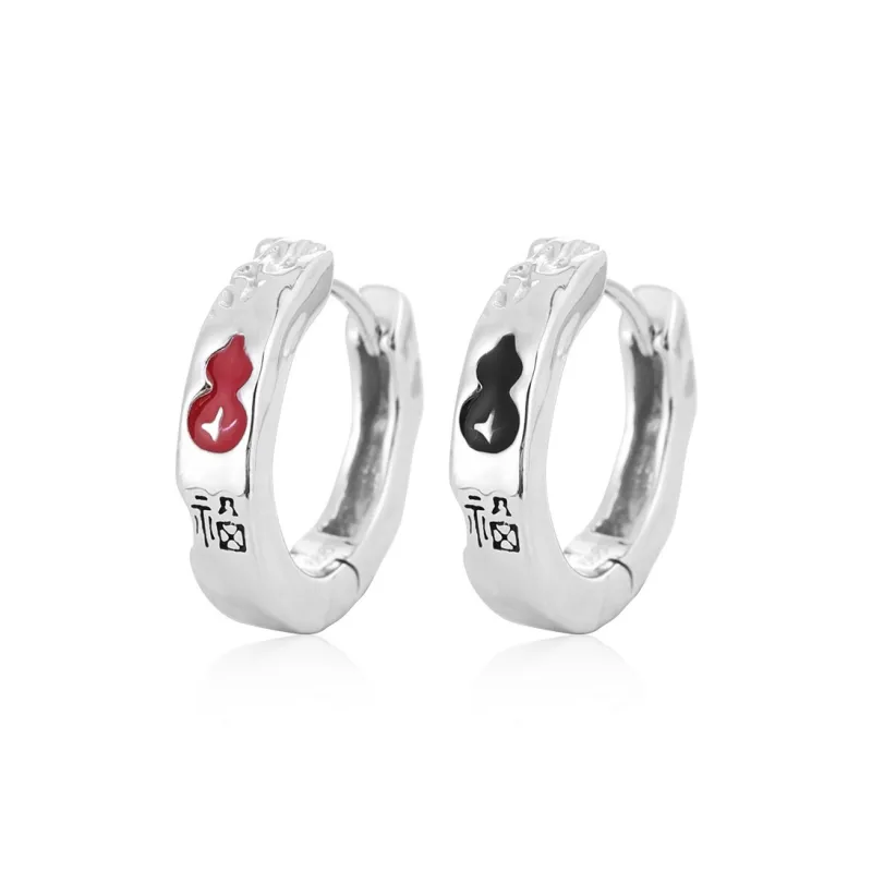 MAGICPOLE 999 Fine Silver Earrings Men's Silver-8