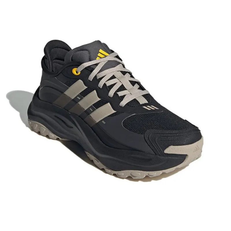 Adidas Maxxwavy Anti-Slip Wear-Resistant Low-Top Casual Running Shoes Men's Brown Gray-2