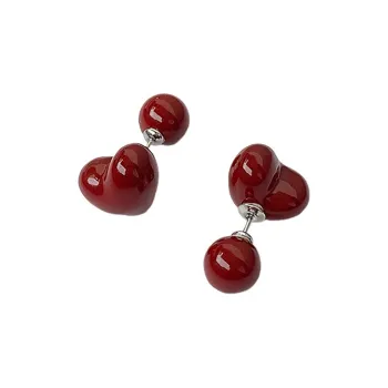 AIDO STUDIO S925 Silver Stud Earrings Women's