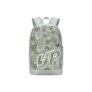 TURN UP Polyester Backpack Regular Unisex Gray